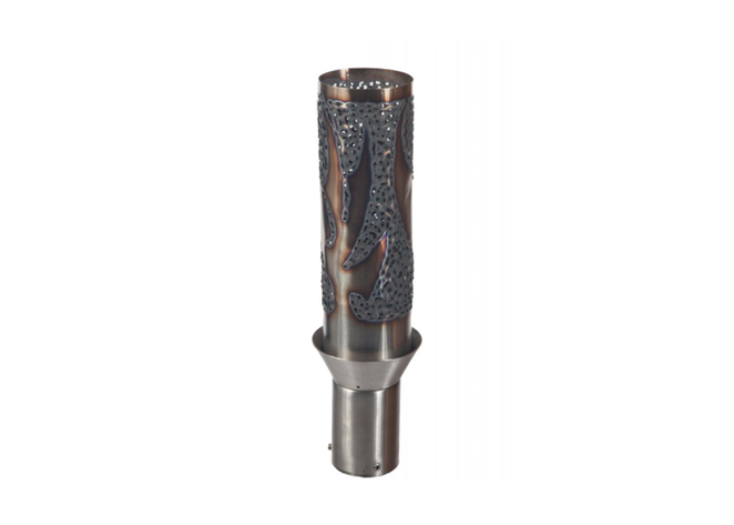Fire by Design Bird of Paradise Automated Gas Tiki Torch + Free Cover  | Outdoor Heat Direct