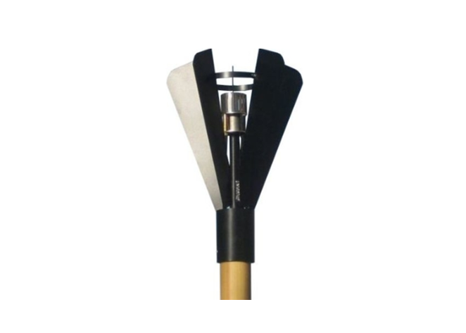 Fire by Design Fin Style Gas Tiki Torch / Manual Light + Free Cover - The Fire Pit Collection