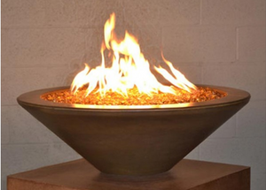 Fire by Design Geo Round "Essex" Fire Bowl + Free Cover - The Fire Pit Collection