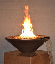 Load image into Gallery viewer, Fire by Design Geo Round &quot;Essex&quot; Fire &amp; Water Bowl + Free Cover - The Fire Pit Collection