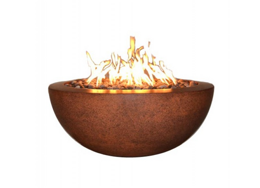 Fire by Design Legacy Round Fire Bowl / Match Ignition - Free Cover ✓ | Outdoor Heat Direct