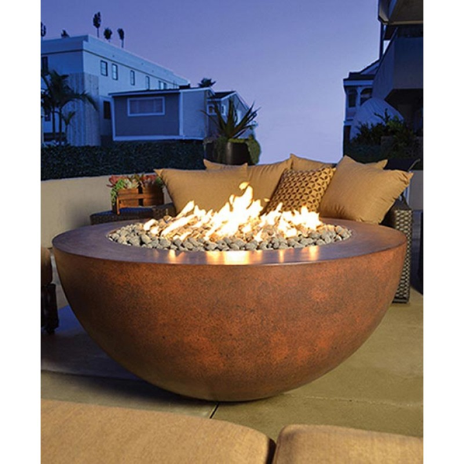 Legacy Round Fire Pit with Electronic Ignition - Free Cover ✓ [Fire by Design] | Outdoor Heat Direct