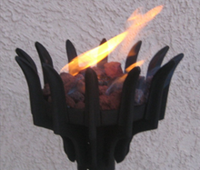 Load image into Gallery viewer, Fire by Design Malumai Automated Gas Tiki Torch + Free Cover - The Fire Pit Collection