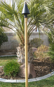 Fire by Design Faux Bamboo Tiki Torch Pole - The Fire Pit Collection
