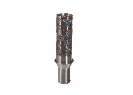 Plumeria Automated Gas Tiki Torch - Free Cover ✓ [Fire by Design] | Outdoor Heat Direct 