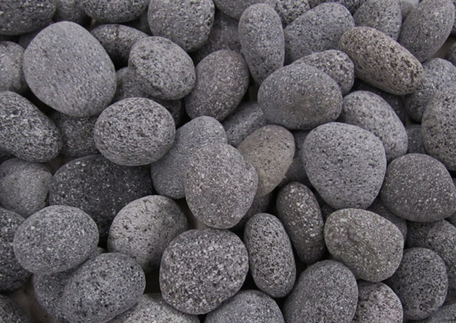 Large Rolled Lava Stones [Fire by Design] | Outdoor Heat Direct