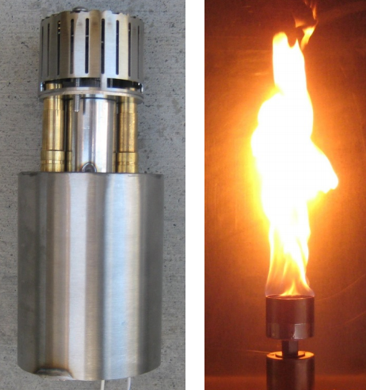 Copper Cone Automated Gas Tiki Torch - Free Cover ✓ [Fire by Design] | Outdoor Heat Direct