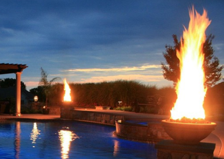 GFRC Wok Fire Bowl / Match Ignition - Free Cover ✓ [Fire by Design] | Outdoor Heat Direct