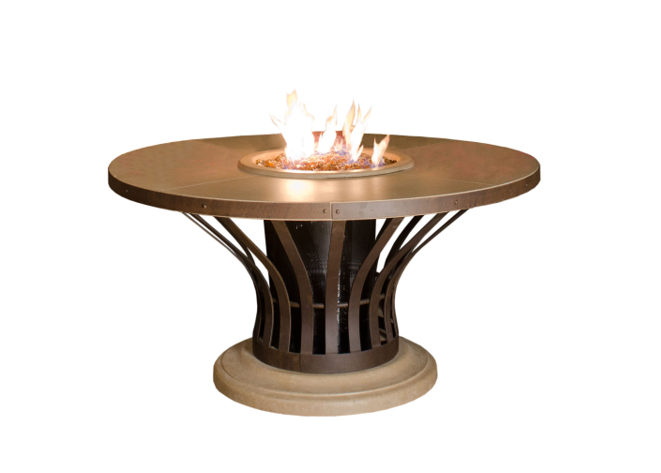 Fiesta Dining Firetable + Free Cover - American Fyre Designs | Outdoor Heat Direct