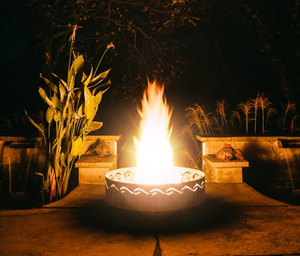 Fire Pit Art Fire Surfer Fire Pit + Free Weather-Proof Fire Pit Cover - The Fire Pit Collection