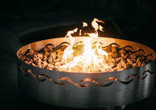 Load image into Gallery viewer, Fire Pit Art Fire Surfer Fire Pit + Free Weather-Proof Fire Pit Cover - The Fire Pit Collection