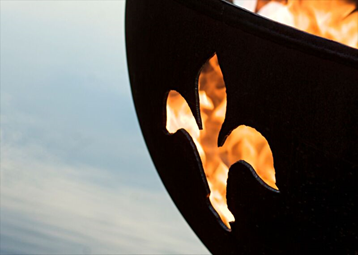 Fire Pit Art Fleur de Lis Fire Pit + Free Weather-Proof Fire Pit Cover - The Fire Pit Collection