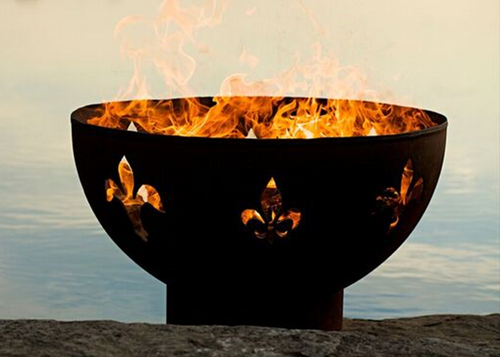 Fleur de Lis Fire Pit