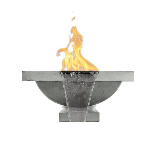 Fire & Water Bowl 31" Ibiza - Free Cover ✓ [Prism Hardscapes] | Outdoor Heat Direct