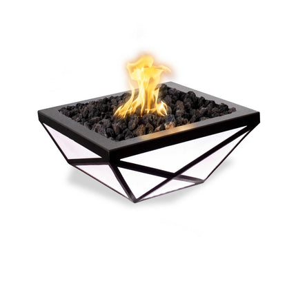 Gladiator Led Fire Bowl Metal Powder Coat by The Outdoor Plus | Outdoor Heat Direct