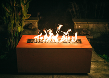 Load image into Gallery viewer, Fire Pit Art Linear Fire Table + Free Weather-Proof Fire Pit Cover - The Fire Pit Collection