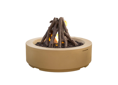 Louvre Round Fire Pit + Free Cover - American Fyre Designs | Outdoor Heat Direct
