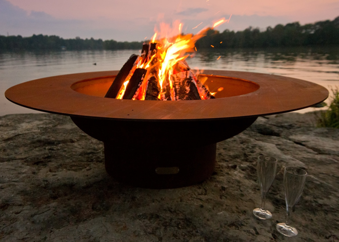 Magnum Fire Pit - Free Cover ✓ [Fire Pit Art]  | Outdoor Heat Direct