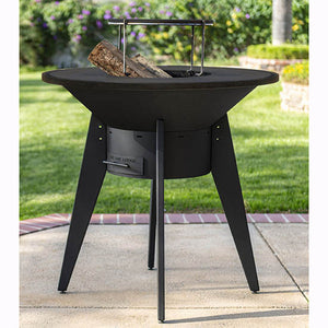 The Outdoor Plus Mojave Wood Burning Grill + Free Cover