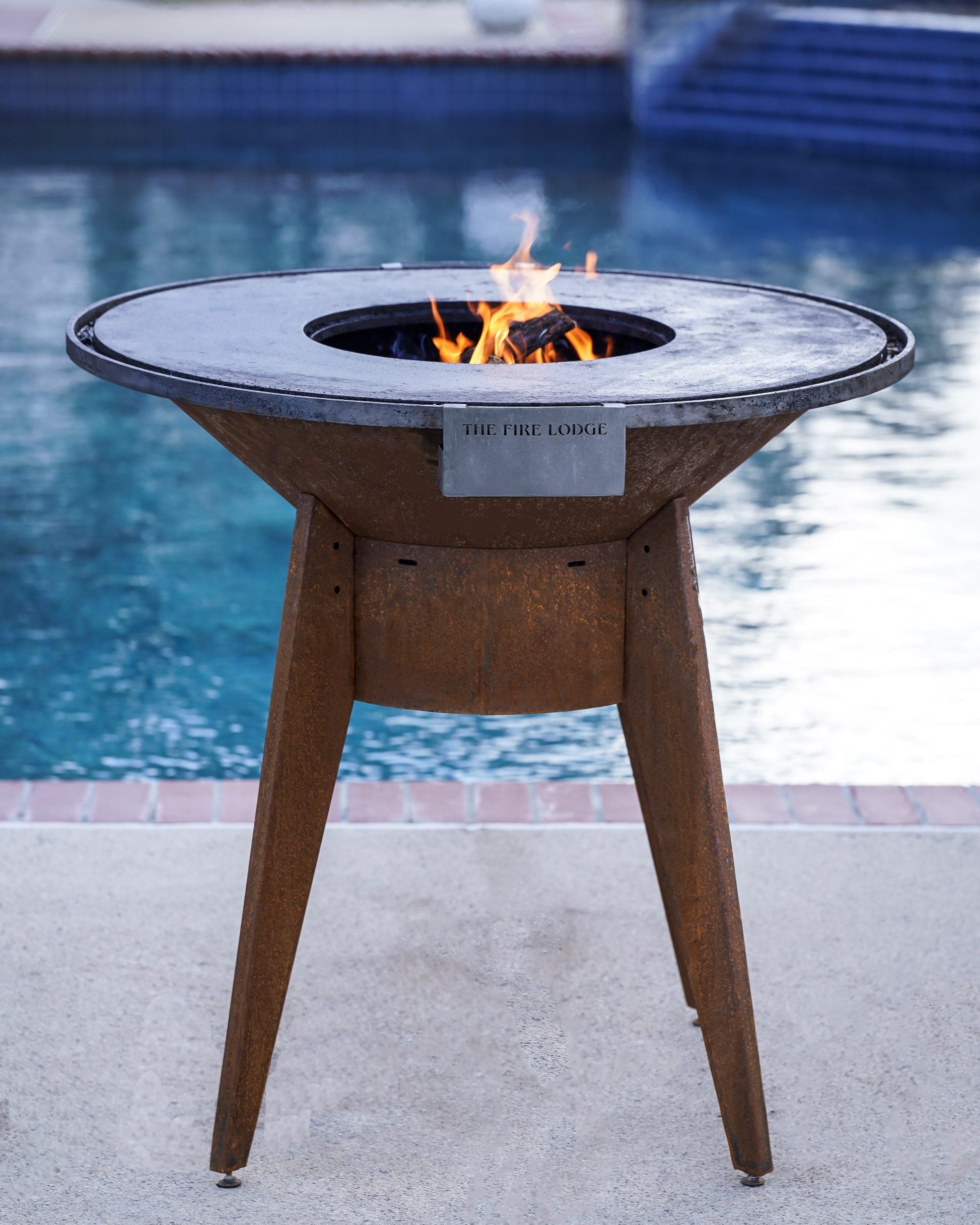 The Outdoor Plus Mojave Wood Burning Grill + Free Cover | Outdoor Heat Direct