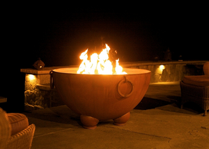 Fire Pit Art Nepal Fire Pit + Free Weather-Proof Fire Pit Cover - The Fire Pit Collection