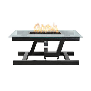 The Outdoor Plus Newton Powder Coated Fire Pit / Floating Appearance + Free Cover
