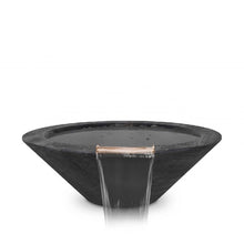 Load image into Gallery viewer, The Outdoor Plus Cazo Wood Grain Concrete Water Bowl + Free Cover