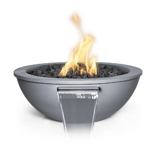 The Outdoor Plus Sedona Powdercoated Steel Fire & Water Bowl + Free Cover | Outdoor Heat Direct