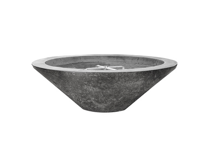 Prism Hardscapes 31" Embarcadero Pedestal Fire Bowl + Free Cover - The Fire Pit Collection