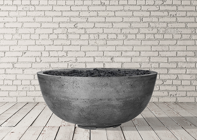 Fire Bowl  39" Moderno 1 - Free Cover ✓ [Prism Hardscapes]