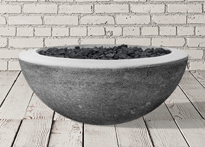 Fire Bowl 29" Moderno 2 - Free Cover ✓ [Prism Hardscapes]