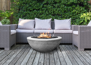 Fire Bowl 29" Moderno 2 - Free Cover ✓ [Prism Hardscapes]
