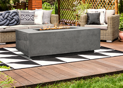 Fire Table Porto 58 Propane- Free Cover ✓ [Prism Hardscapes] | Outdoor Heat Direct