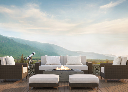 Fire Table Tavola 1 - Free Cover ✓ [Prism Hardscapes] | Outdoor Heat Direct