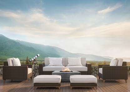 Fire Table Tavola 3 - Free Cover ✓ [Prism Hardscapes] | Outdoor Heat Direct