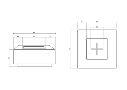 Fire Table Tavola 3 - Free Cover ✓ [Prism Hardscapes]