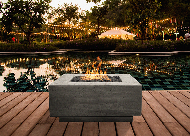 Fire Table Tavola 42 - Free Cover ✓ [Prism Hardscapes] | Outdoor Heat Direct