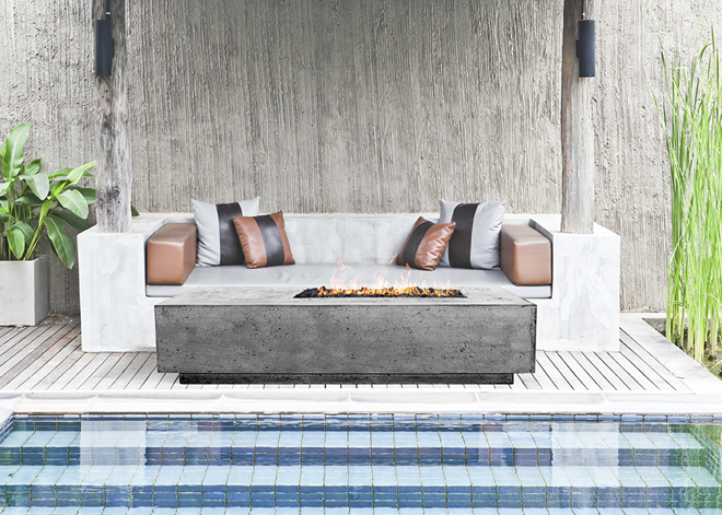 Fire Table Tavola 5 - Free Cover ✓ [Prism Hardscapes] | Outdoor Heat Direct