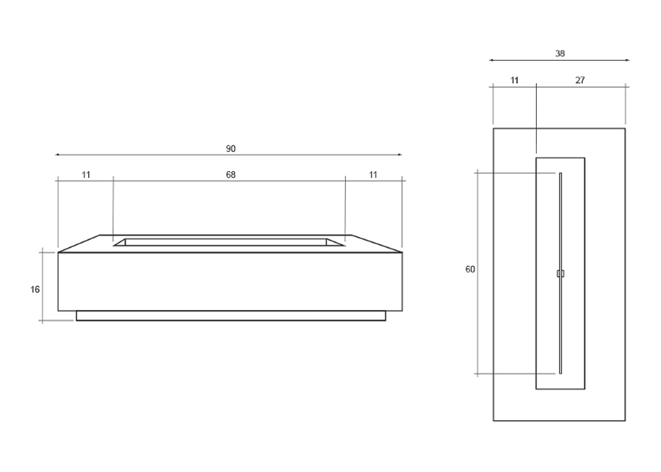 Fire Table Tavola 6- Free Cover ✓ [Prism Hardscapes]