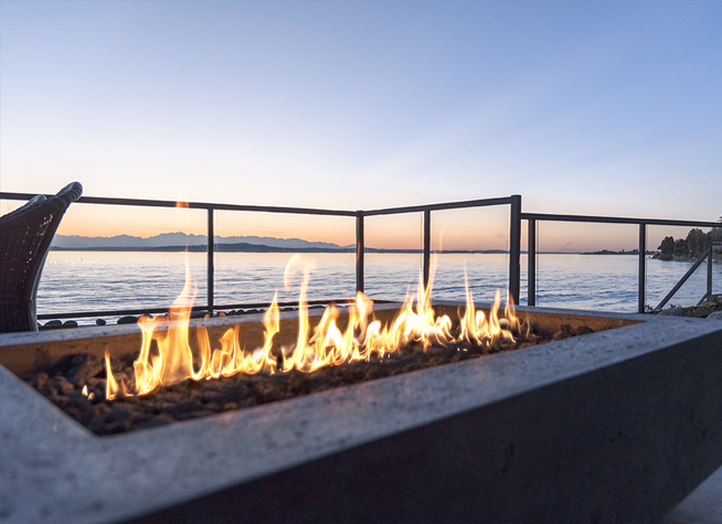 Fire Table Tavola 6- Free Cover ✓ [Prism Hardscapes] | Outdoor Heat Direct