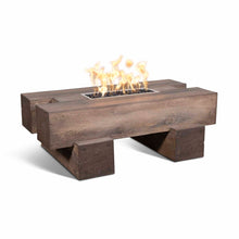 Load image into Gallery viewer, The Outdoor Plus Palo Wood Grain Concrete Fire Pit + Free Cover