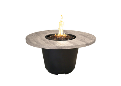 American Fyre Designs Reclaimed Wood Cosmo Round Firetable 