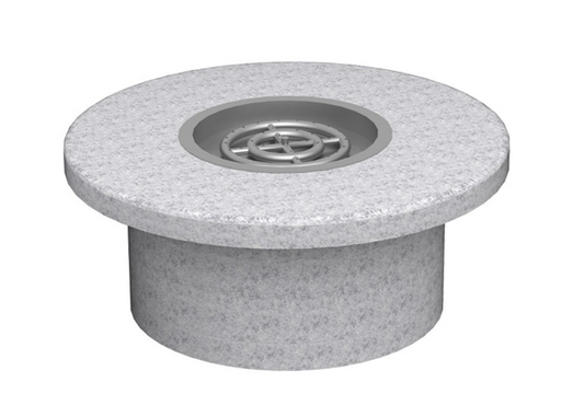 Round Gas Fire Table Kit - Ready-to-Finish - 48" x 24"- [The Outdoor Plus] | Outdoor Heat Direct