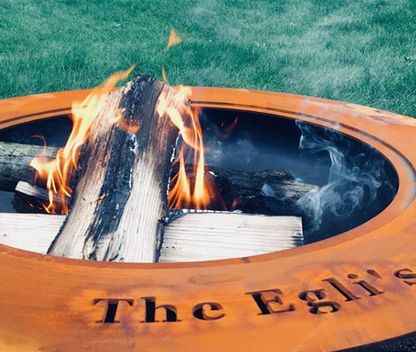 Fire Pit Art Saturn Fire Pit + Free Weather-Proof Fire Pit Cover - The Fire Pit Collection