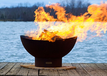 Load image into Gallery viewer, Fire Pit Art Scallops Fire Pit + Free Weather-Proof Fire Pit Cover - The Fire Pit Collection