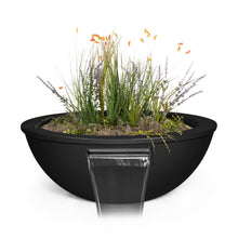 Load image into Gallery viewer, The Outdoor Plus Sedona Powdercoated Steel Planter &amp; Water Bowl