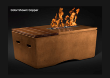 Load image into Gallery viewer, Slick Rock Concrete Oasis 48&quot; Rectangular Fire Table with Match Ignition