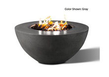 Load image into Gallery viewer, Round Fire Bowl Oasis 34&quot; with Electronic Ignition - Free Cover ✓ [Slick Rock Concrete]