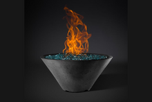 Load image into Gallery viewer, Slick Rock Concrete Ridgeline Conical Fire Bowl with Electronic Ignition