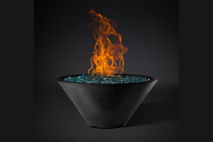 Fire Bowl Ridgeline Conical with Match Ignition - Free Cover ✓ [Slick Rock Concrete]